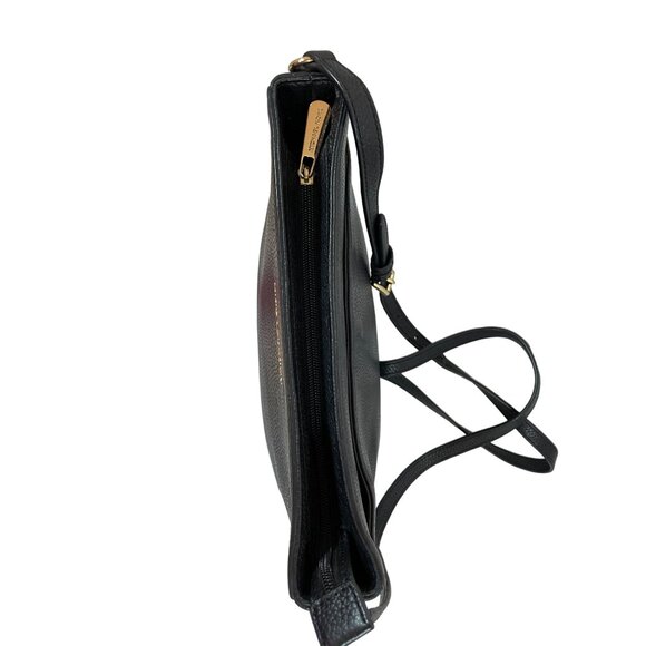 Michael Kors Medium Saffiano Leather Zip Tote Bag Black Pockets in & out - Picture 9 of 15